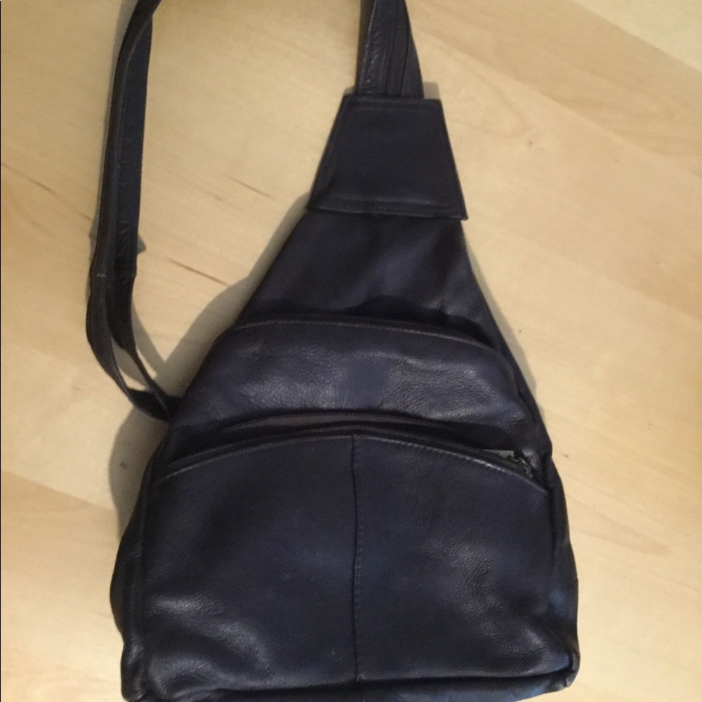 Leather Cross Body or Backpack